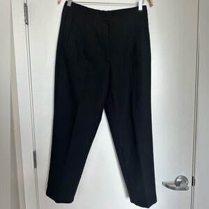 Zara Black Tailored Pants with High Waist, US Size XL